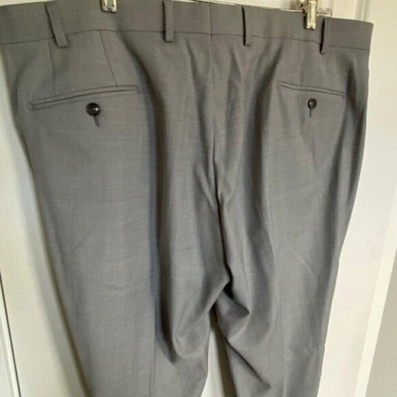 CALVIN KLEIN Men's Slim Fit Gray Grey Wool Blend Dress Pants Slacks 42 x 32 - Picture 9 of 12